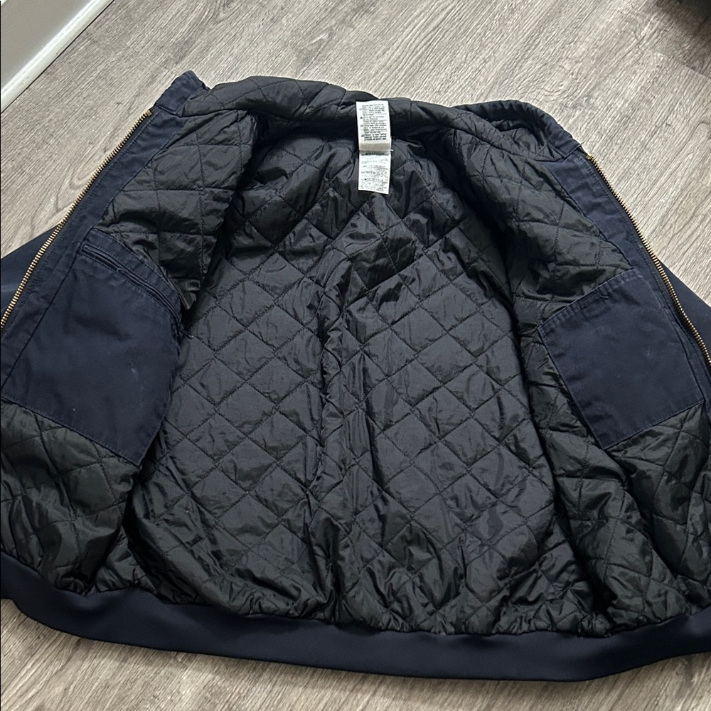 Men’s Carhartt Navy Hooded Jacket - Picture 6 of 12